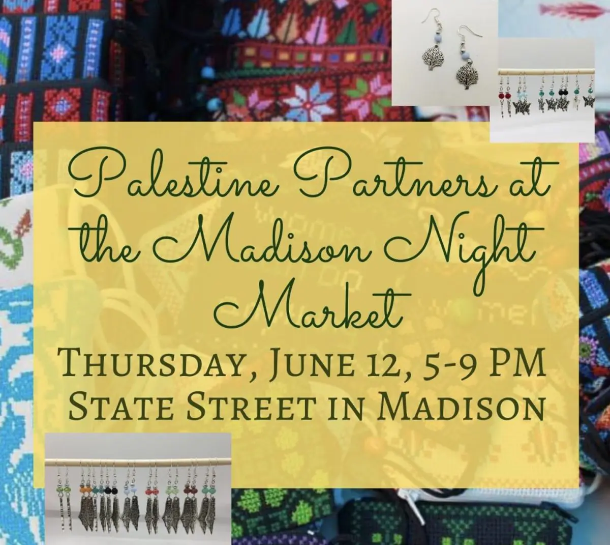 Jun 12, 2025: Palestine Partners at Madison Night Market